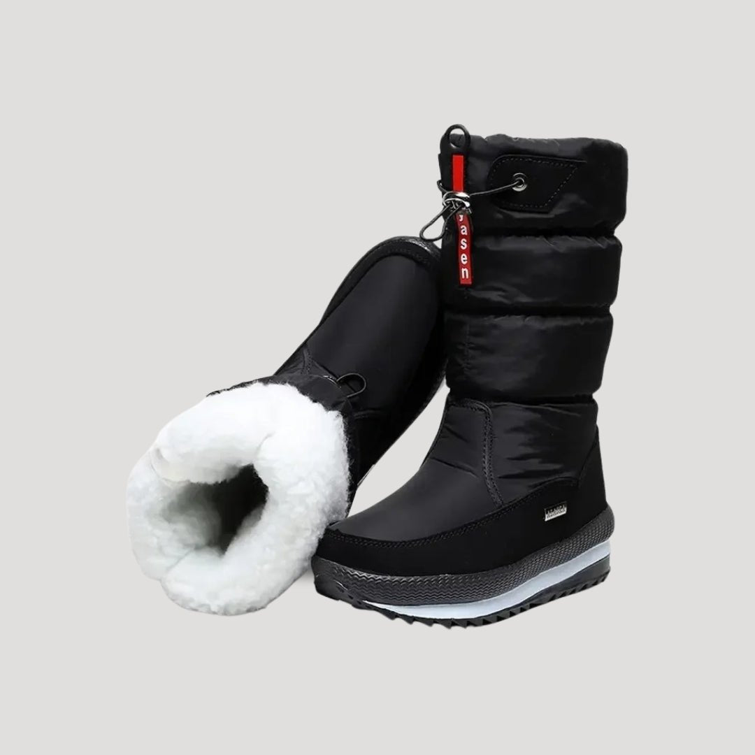 Nordic | Women’s Warm & Insulated Waterproof Winter Boots – Chic Artisan Grip & Refined Slimming Silhouette