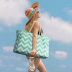 Waterproof Extra-Large Beach Bag with Pockets for Weekend Trips