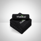 Soft Towel – Reusable Makeup Remover Cloths & Face Towels, Machine Washable, 6 or 12 Pack, Black – CareCloth