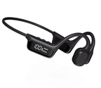 Waterproof Bone Conduction Swimming Headphones – Bluetooth 5.4 with Built-In MP3 Player & 32GB, IPX8, 4 Colors Black