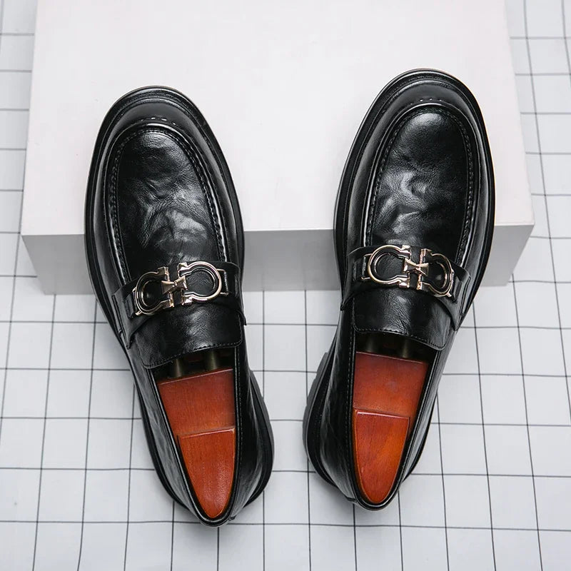 Wilbur | Men's Leather Loafers – Luxury Classic Penny Loafer & Tailored Comfort