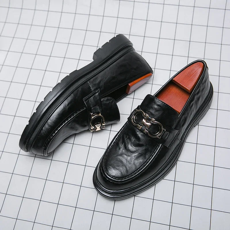 Wilbur | Men's Leather Loafers – Luxury Classic Penny Loafer & Tailored Comfort