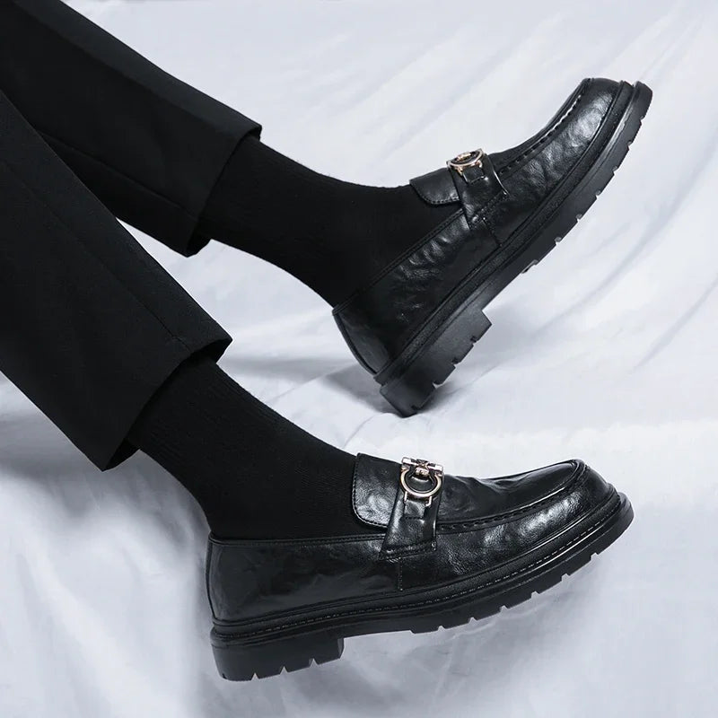 Wilbur | Men's Leather Loafers – Luxury Classic Penny Loafer & Tailored Comfort