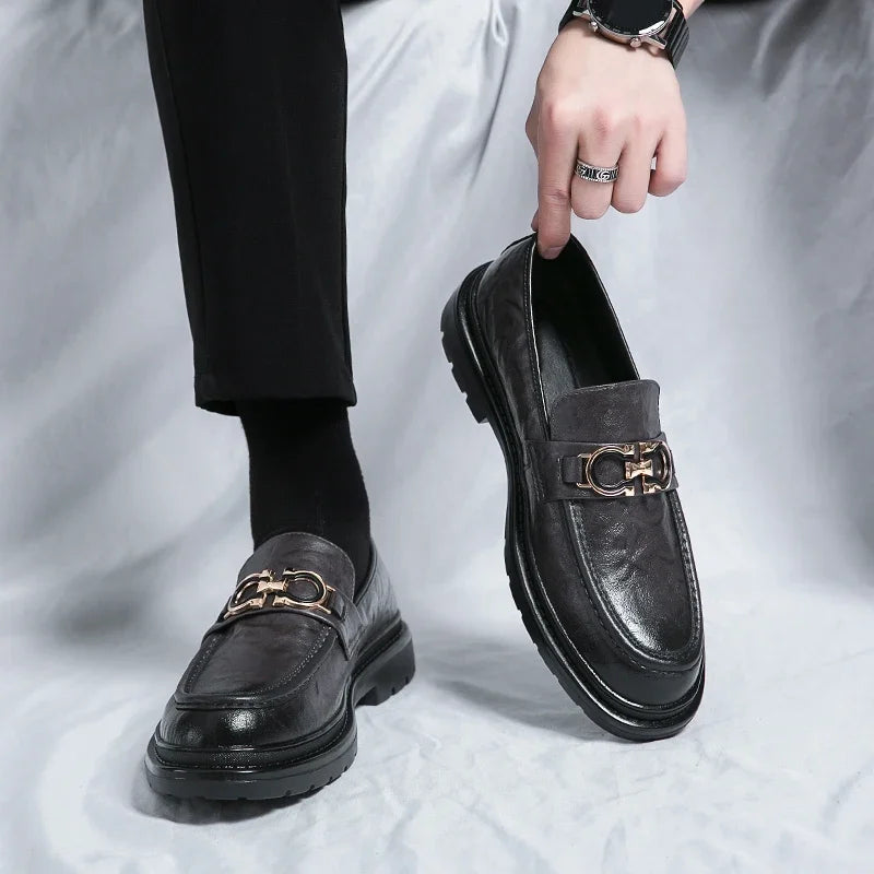 Wilbur | Men's Leather Loafers – Luxury Classic Penny Loafer & Tailored Comfort