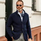 Hermosa | Men’s Cardigan | Button Front Stand Collar