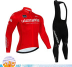 Calico | Winter Cycling Set for Men Thermo | 20D Gel Padding, Breathable Light Blue 2 2XL