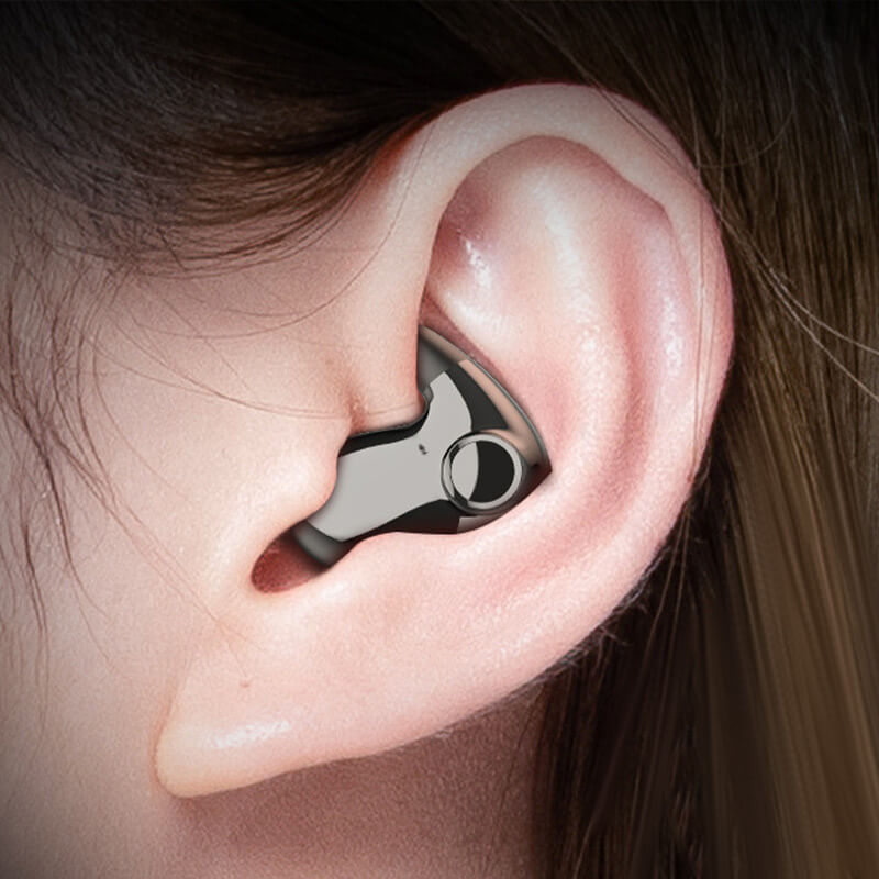 Wireless Bluetooth Headphones Designed to Follow the Shape of the Ear Featherlight 0