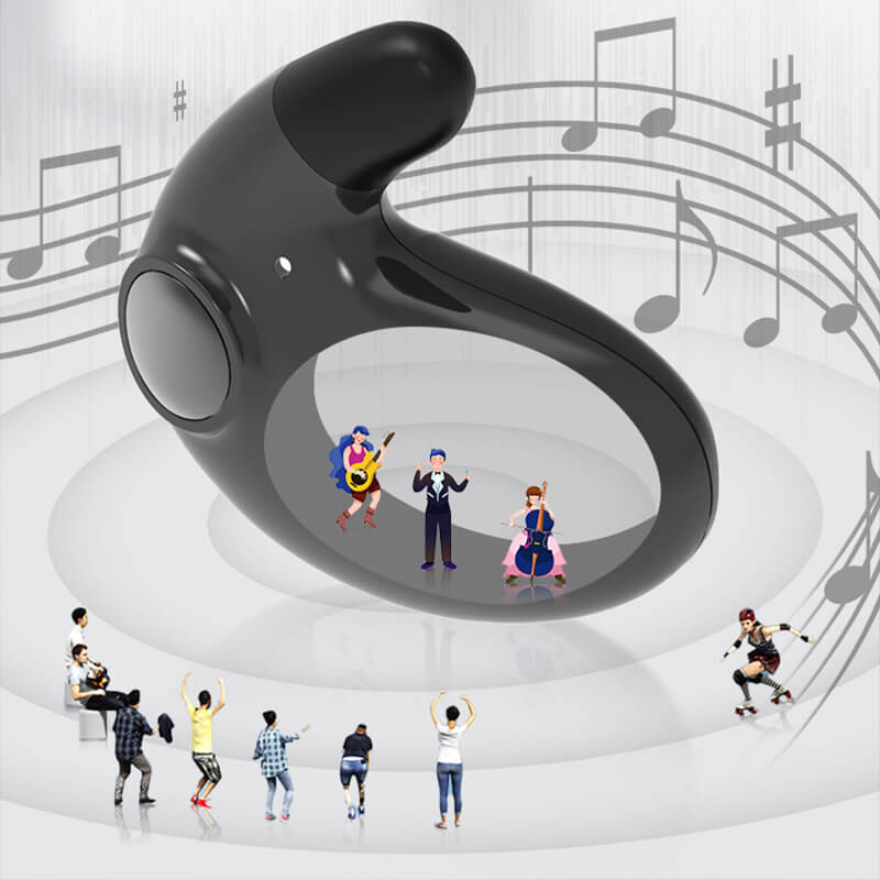 Wireless Bluetooth Headphones Designed to Follow the Shape of the Ear Featherlight 3