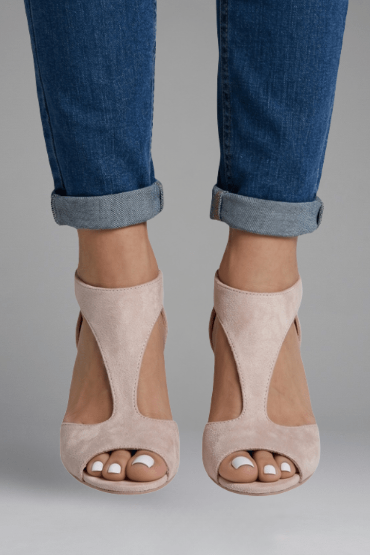 Ēden | Women's Heels with Peep Toe Opening for All-Day Comfort