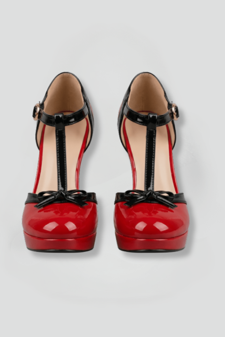 Inspire | Women's Heels with T Strap Design for Formal Occasions