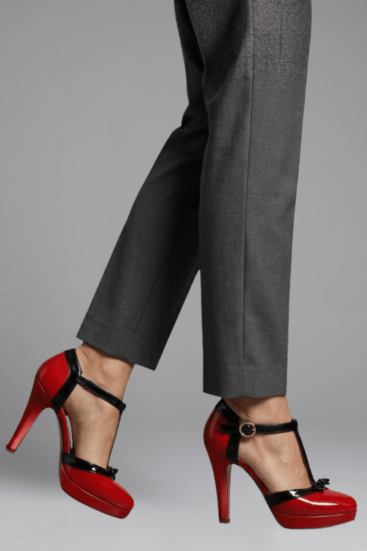 Inspire | Women's Heels with T Strap Design for Formal Occasions