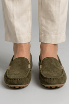 Tasana | Women's Loafers with Slip-On Design for Everyday Wear Green