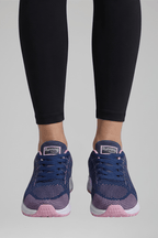 Mechi | Women’s Orthopaedic Walking Shoes with Lace-Up Closure for All-Day Comfort Blue Purple