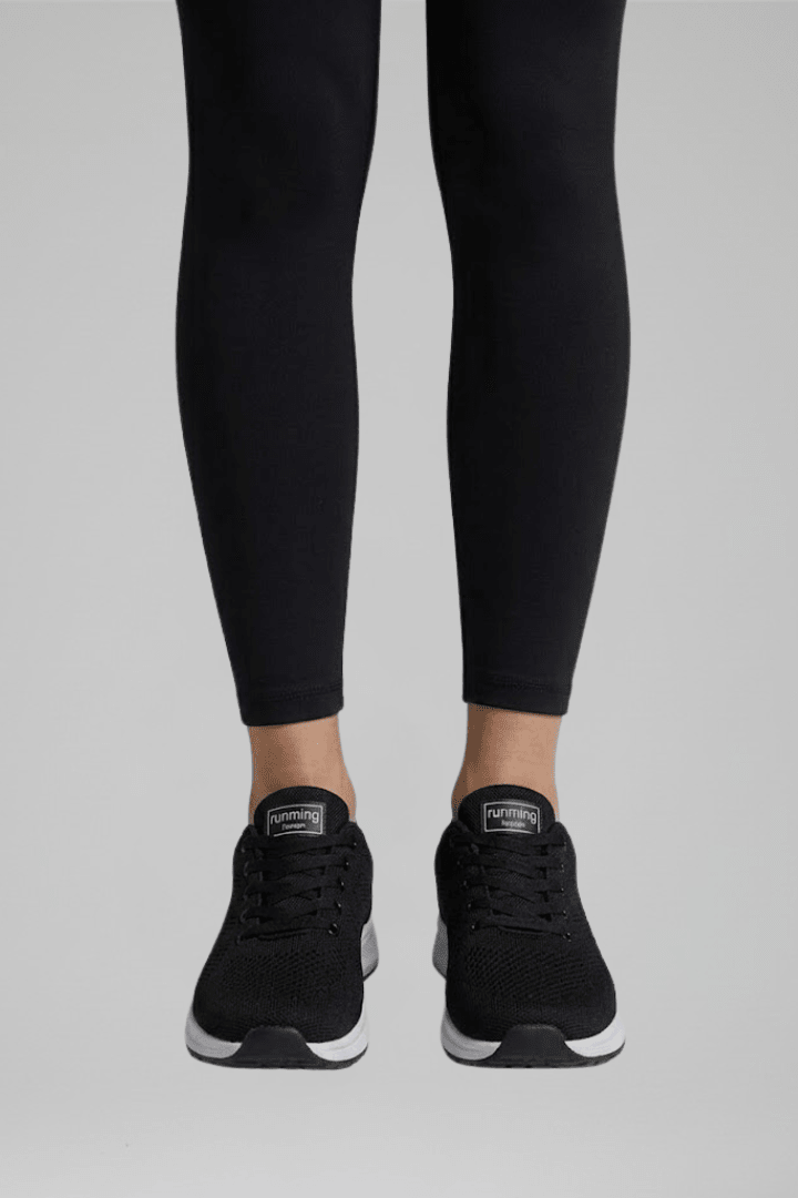 Mechi | Women’s Orthopaedic Walking Shoes with Lace-Up Closure for All-Day Comfort Black