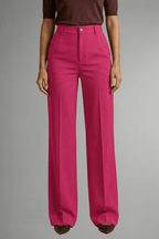 Zahara | Women’s Trousers with High Waist and Straight Leg Pink