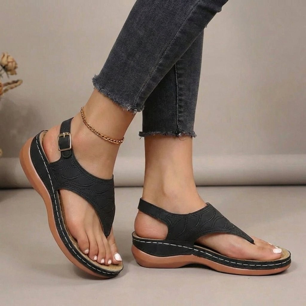 Women's Contoured Comfort Thong Sandals - Comfortable & Stylish 2