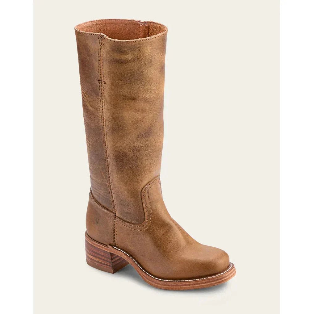 Women’s Knee-High Cowboy Boots – Sculpted Western Heel & High-Stakes Urban Edge