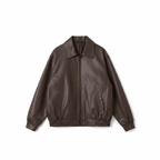 Viane | Women’s Loose Leather Jacket - Relaxed & Comfortable Fit