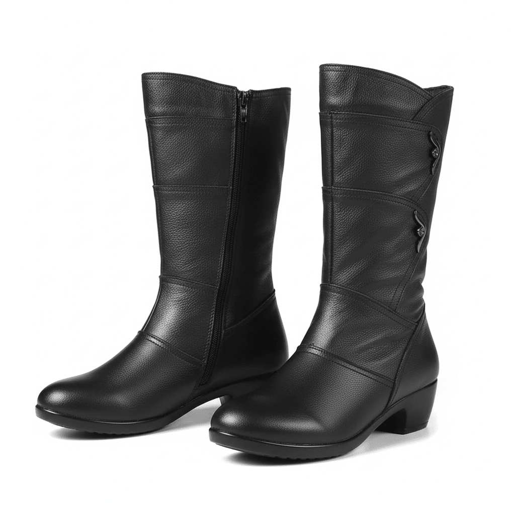 Essence | Women's Mid-High Winter Boots | Low Heel
