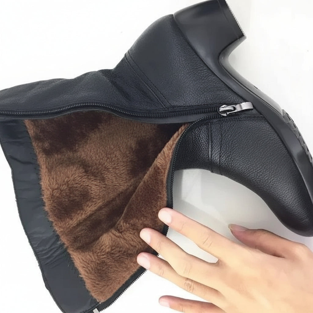 Essence | Women's Mid-High Winter Boots | Low Heel