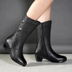 Essence | Women's Mid-High Winter Boots | Low Heel