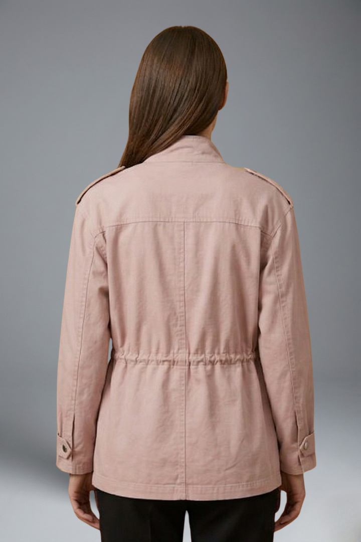 Aura | Women’s Utility Jacket – Double Breasted Closure & Cinched Waist Belt