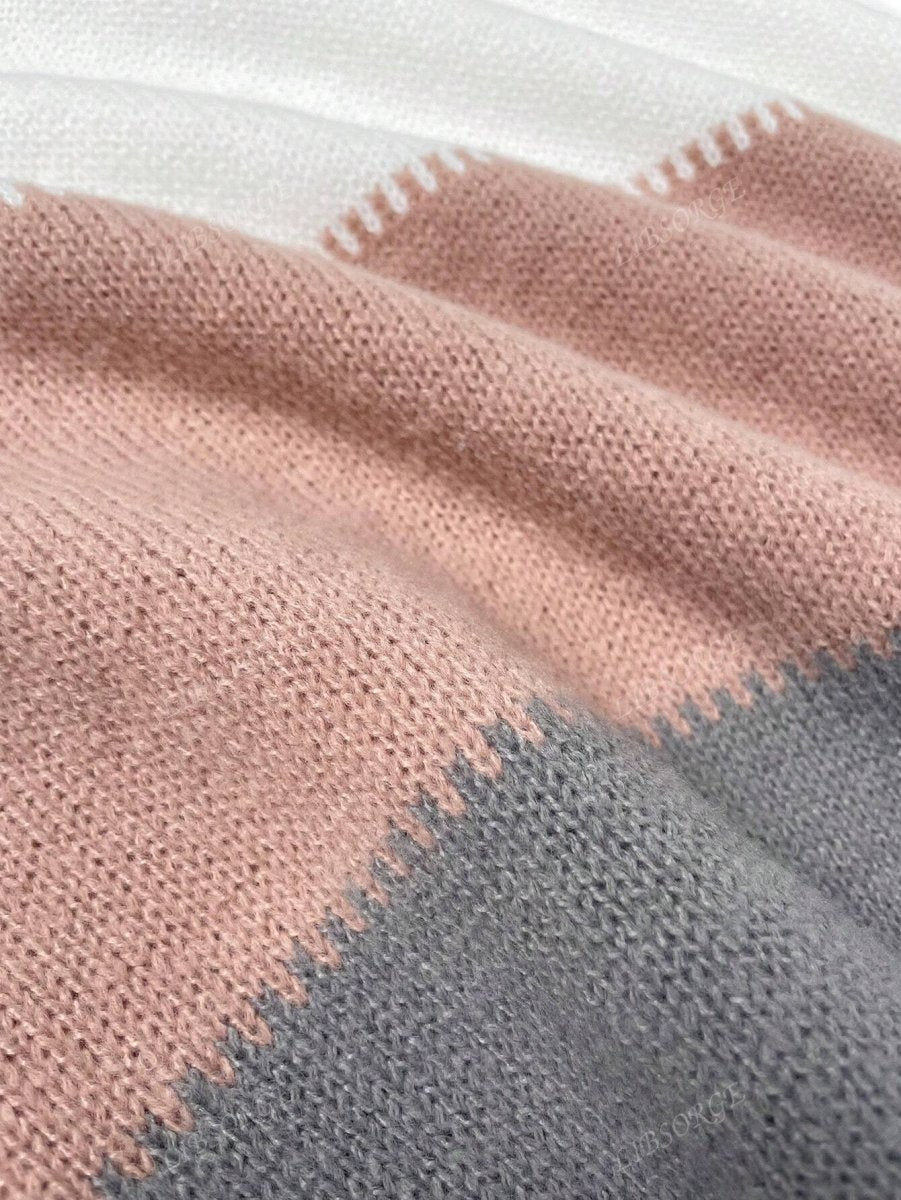 Chāme | Women's Sweater | Multi-panel Color Block Layout
