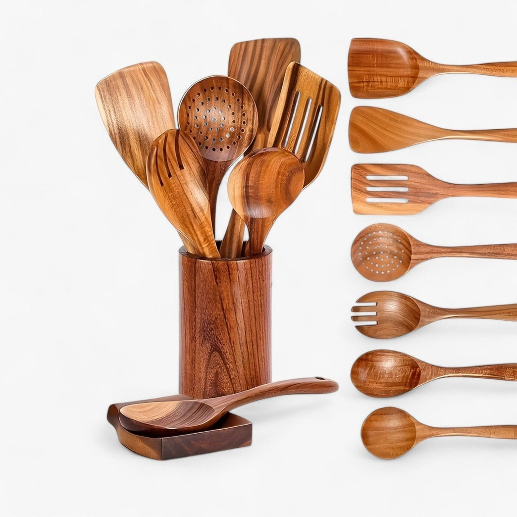 Wooden kitchen set | Sustainable and elegant Default