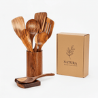 Wooden kitchen set | Sustainable and elegant