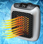 Portable Space Heater with Fast Heating – 800W Electric Heater with Timer, Tip-Over & Overheat Protection – Hulvio