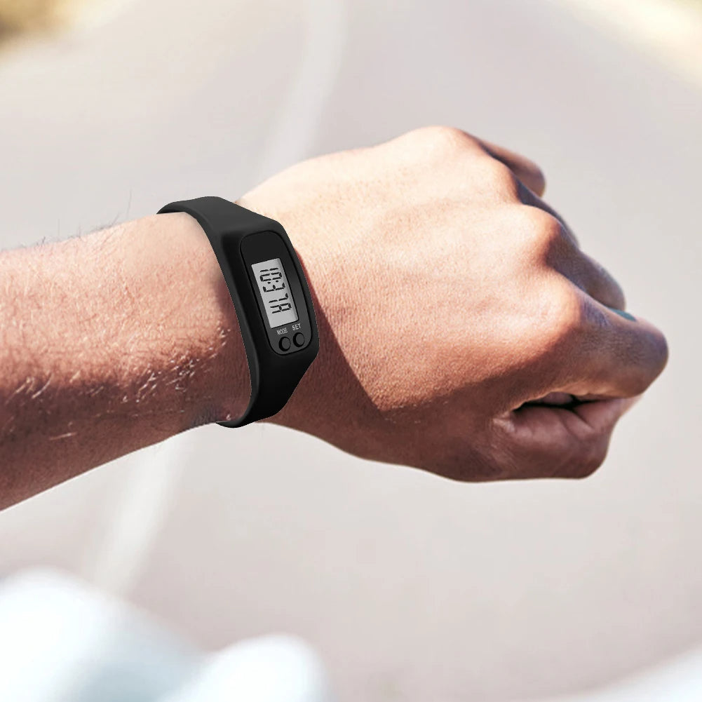 Simple Pedometer Watch - Digital Step Counter Fitness Tracker