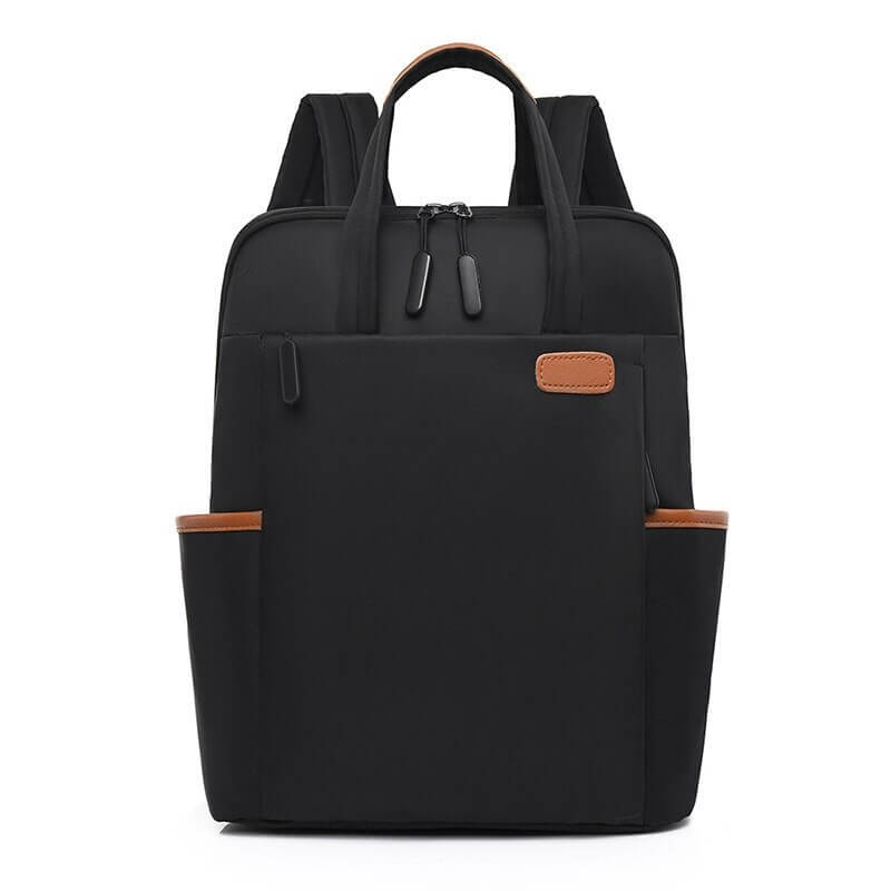 Solis | Water-Resistant Anti-Theft Travel Backpack – Lightweight Oxford Design Black