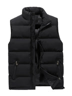 Anthony | Body Warmer Men’s Quilted Vest with Zip Pockets Black
