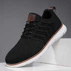 Mane | Men's Sneakers | Lace-Up Knit Black