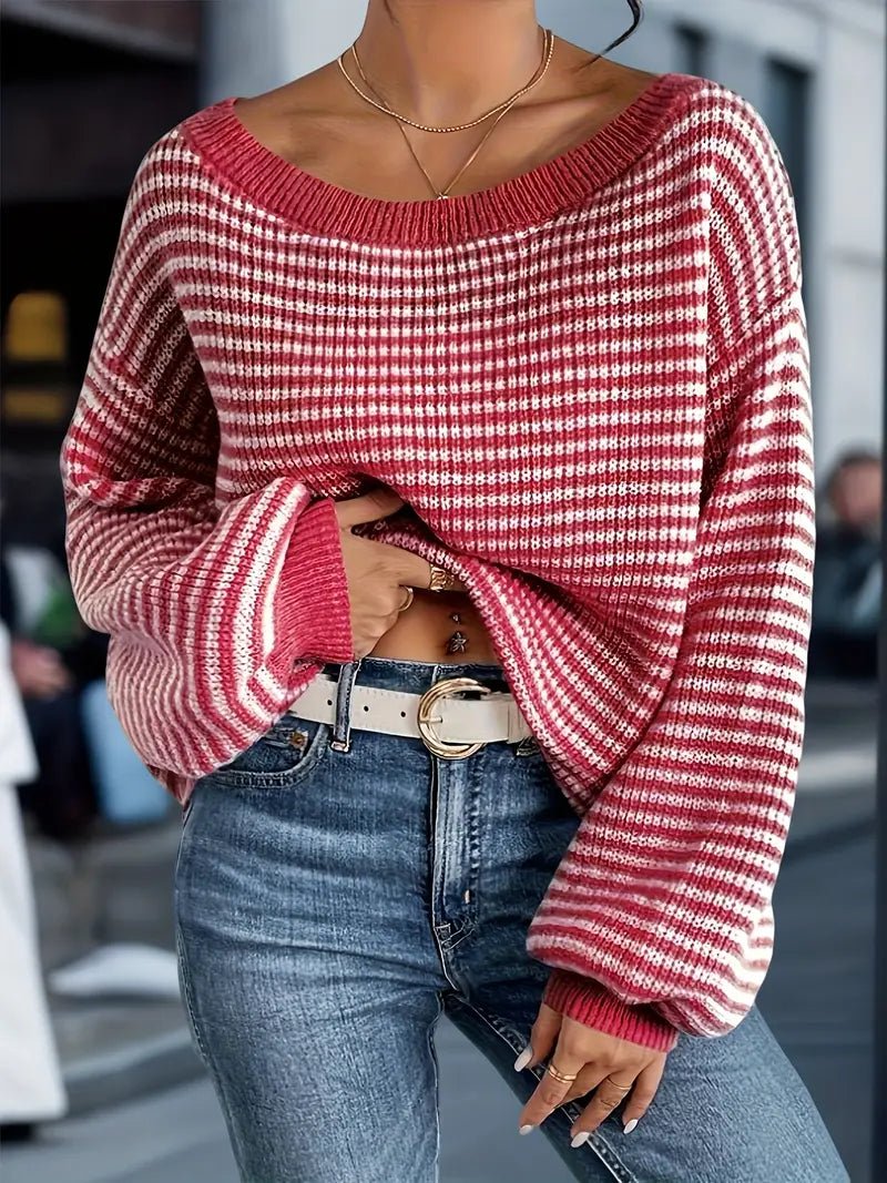 Roque | WINTER KNIT SWEATER Red