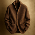 Zipari | RIBBED CARDIGAN Brown
