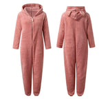 Flōre | Super Soft Fleece Onesie with Bear Ears