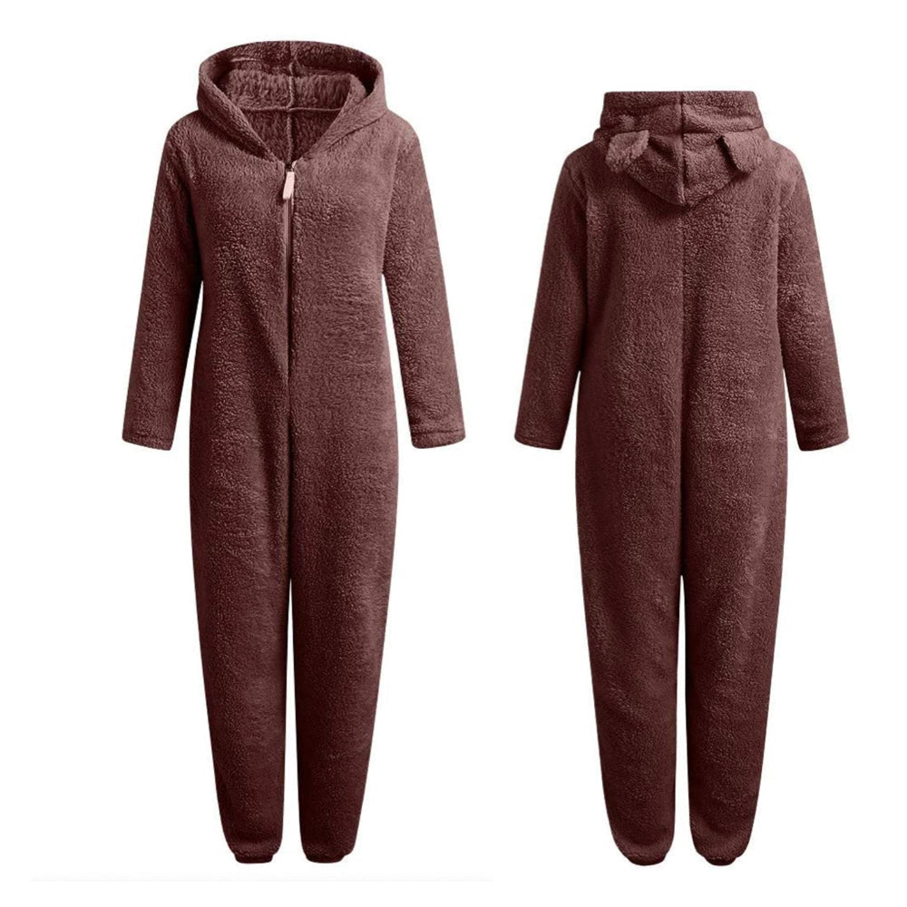 Flōre | Super Soft Fleece Onesie with Bear Ears