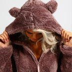 Flōre | Super Soft Fleece Onesie with Bear Ears