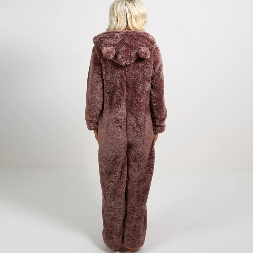 Flōre | Super Soft Fleece Onesie with Bear Ears
