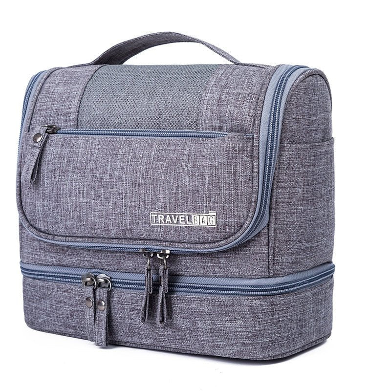 Parsha | Large-Capacity Hanging Toiletry Bag Organiser – Multi-Compartment Travel Case