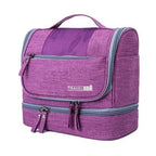 Parsha | Large-Capacity Hanging Toiletry Bag Organiser – Multi-Compartment Travel Case