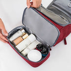 Parsha | Large-Capacity Hanging Toiletry Bag Organiser – Multi-Compartment Travel Case