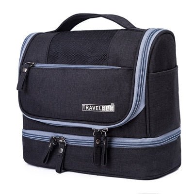 Parsha | Large-Capacity Hanging Toiletry Bag Organiser – Multi-Compartment Travel Case