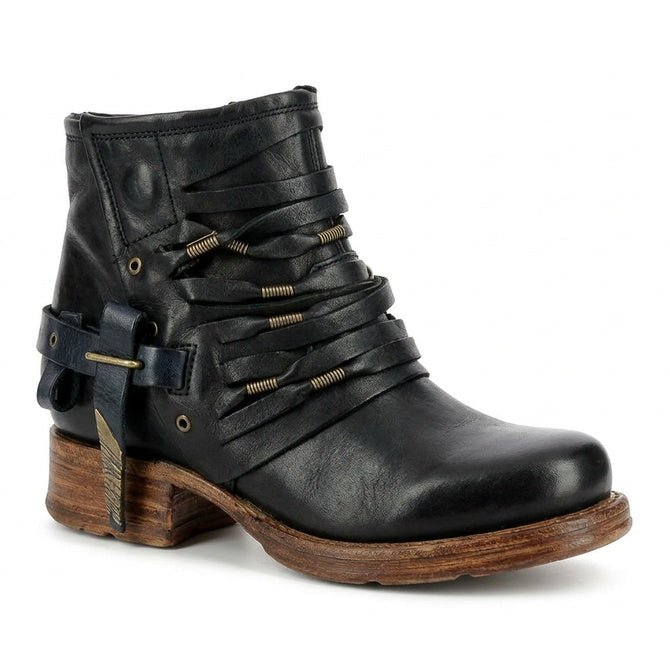 Women's Comfortable Ankle Boots with Non-Slip Sole Black