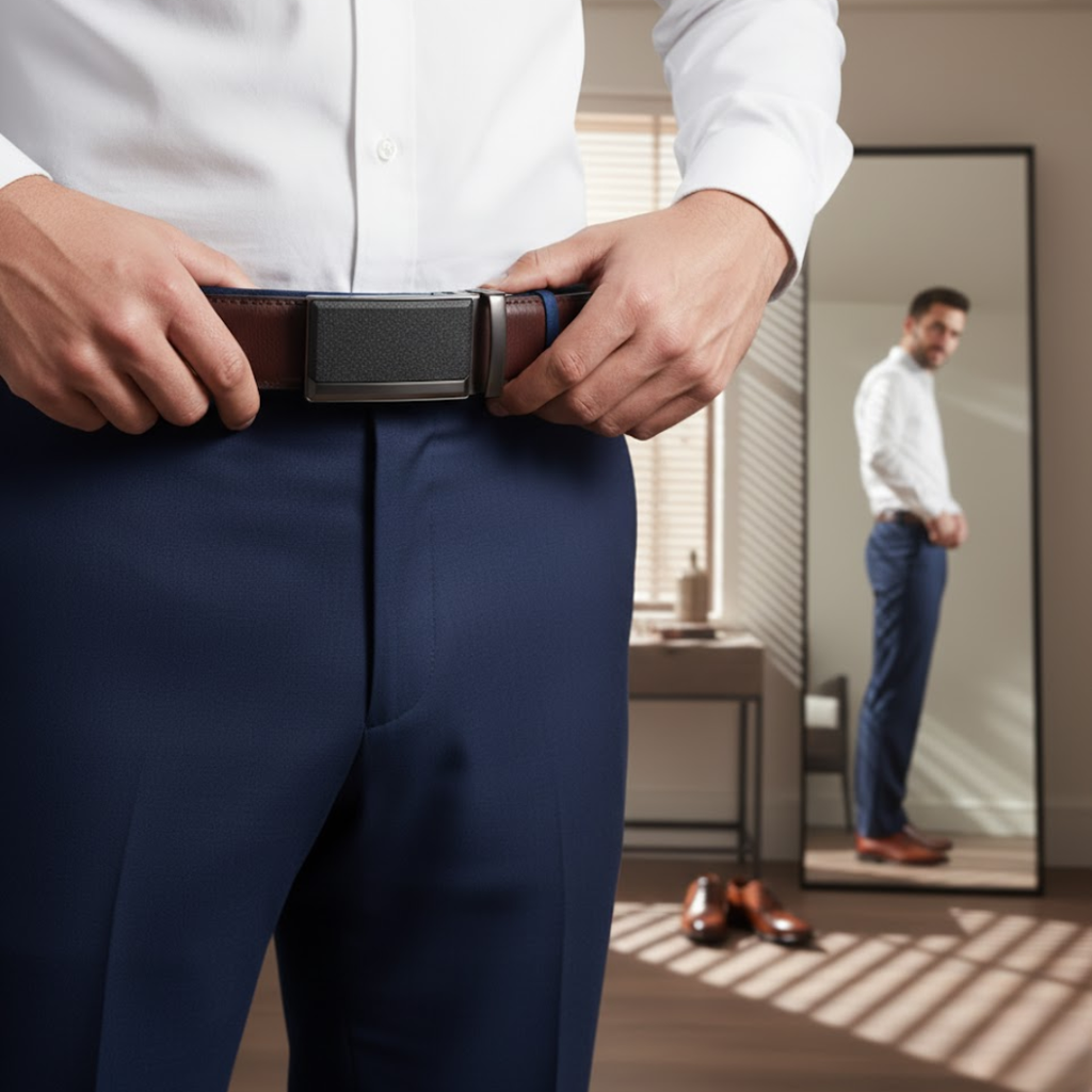 Wilshire | Elegant Men’s Belt with Automatic Buckle