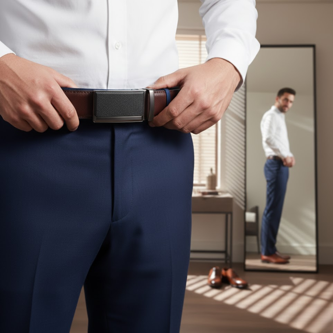 Wilshire | Elegant Men’s Belt with Automatic Buckle