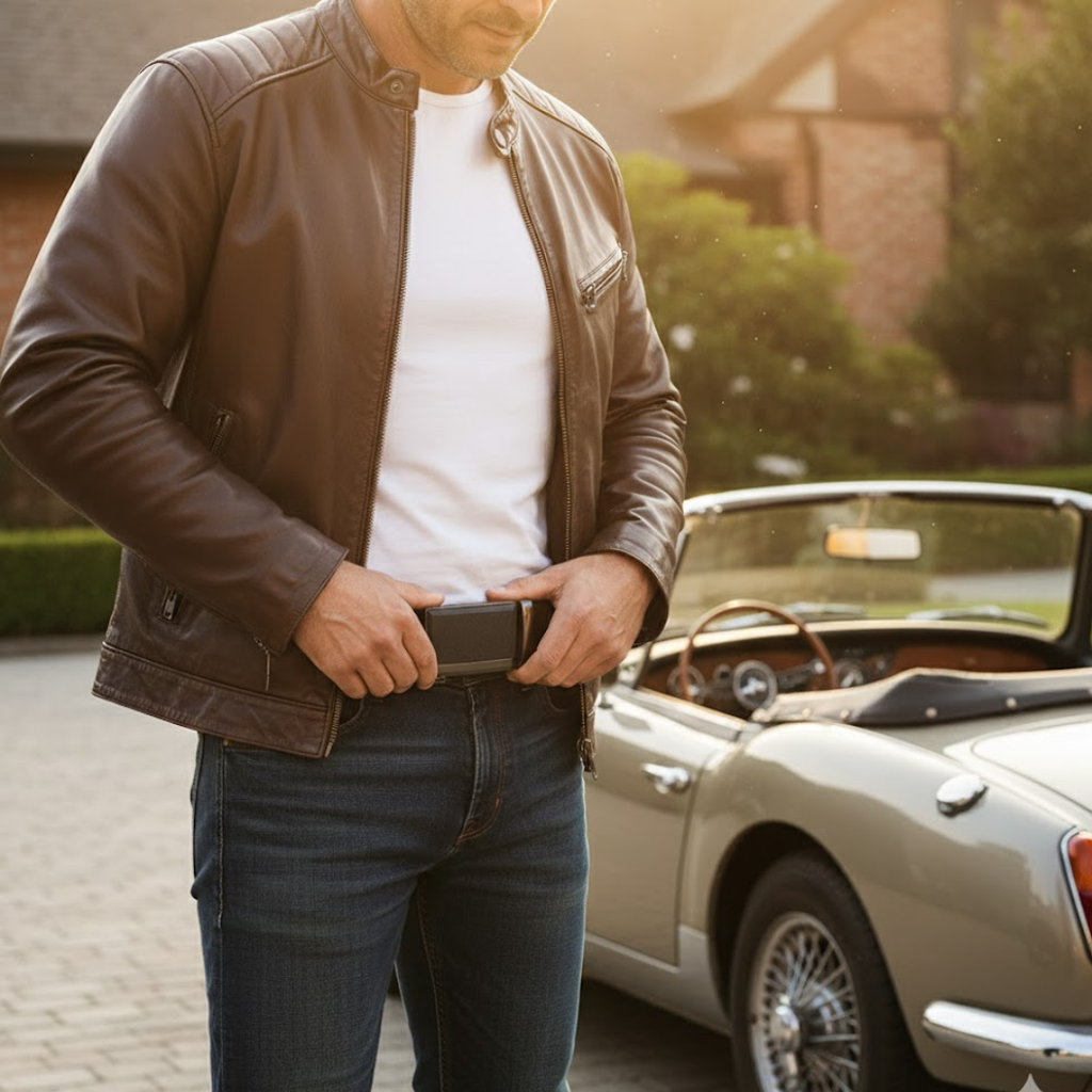 Wilshire | Elegant Men’s Belt with Automatic Buckle