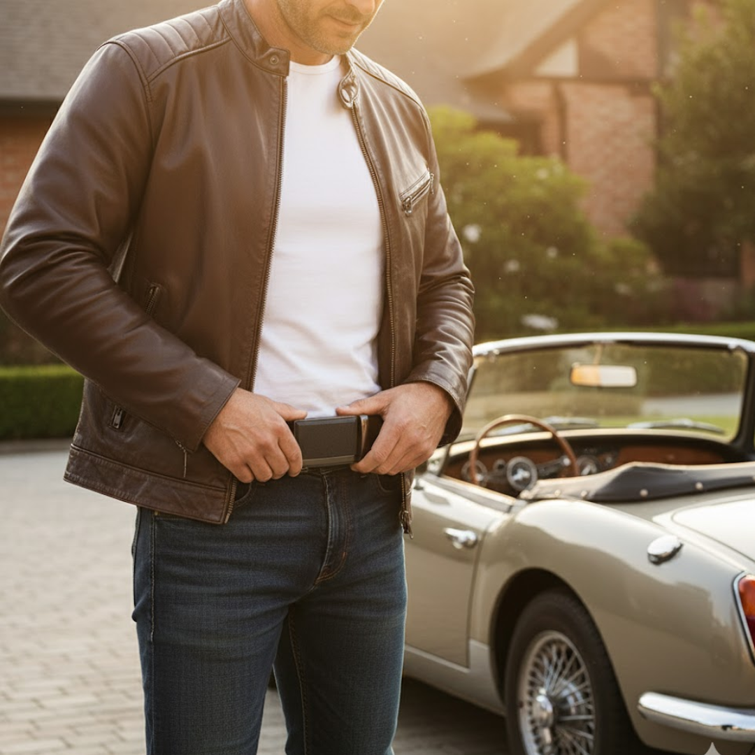 Wilshire | Elegant Men’s Belt with Automatic Buckle