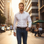 Wilshire | Elegant Men’s Belt with Automatic Buckle